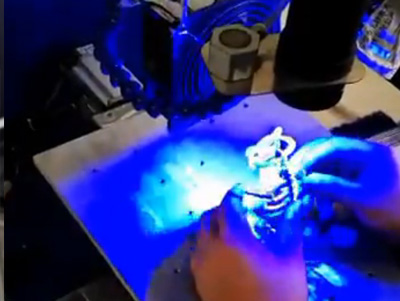 铝合金纯手工激光焊接视频